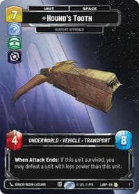 Hound's Tooth - Hunters' Approach - A Lawless Time: Weekly Play Promos - Star Wars: Unlimited card