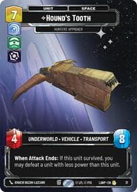 Hound's Tooth - Hunters' Approach (Foil) - A Lawless Time: Weekly Play Promos - Star Wars: Unlimited card