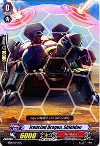 Ironclad Dragon, Shieldon - BT01: Descent of the King of Knights - Cardfight Vanguard card