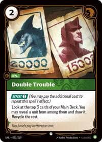 Double Trouble - Unleashed - Riftbound: League of Legends Trading Card Game card