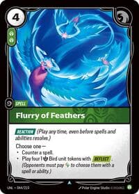 Flurry of Feathers - Unleashed - Riftbound: League of Legends Trading Card Game card