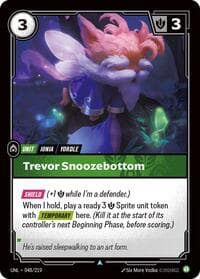 Trevor Snoozebottom - Unleashed - Riftbound: League of Legends Trading Card Game card