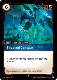 Spectral Centaur - Unleashed - Riftbound: League of Legends Trading Card Game card