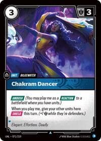 Chakram Dancer - Unleashed - Riftbound: League of Legends Trading Card Game card