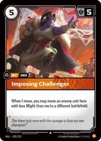 Imposing Challenger - Unleashed - Riftbound: League of Legends Trading Card Game card