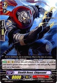 Stealth Beast, Chigasumi - BT01: Descent of the King of Knights - Cardfight Vanguard card