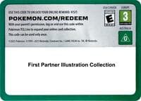 Code Card - First Partner Illustration Collection (Series 1) - First Partner Collection 2026 - Pokemon card