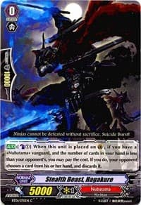Stealth Beast, Hagakure - BT01: Descent of the King of Knights - Cardfight Vanguard card