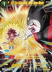 SS4 Son Goku (Mini), Small Super Warrior (SPR) - Three Glorious Fighters - Dragon Ball Super: Masters card