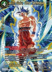 Son Goku, Ultra Technique (SPR) - Three Glorious Fighters - Dragon Ball Super: Masters card