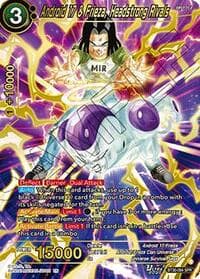Android 17 & Frieza, Headstrong Rivals (SPR) - Three Glorious Fighters - Dragon Ball Super: Masters card