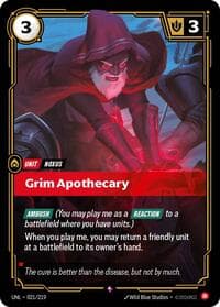 Grim Apothecary - Unleashed - Riftbound: League of Legends Trading Card Game card