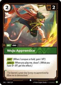 Wuju Apprentice - Unleashed - Riftbound: League of Legends Trading Card Game card