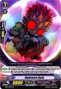 Nightmare Baby - BT01: Descent of the King of Knights - Cardfight Vanguard card