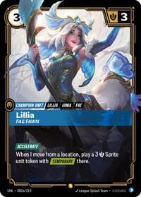 Lillia, Fae Fawn (Alternate Art) - Unleashed - Riftbound: League of Legends Trading Card Game card