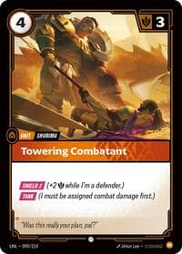 Towering Combatant - Unleashed - Riftbound: League of Legends Trading Card Game card