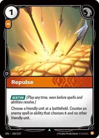 Repulse - Unleashed - Riftbound: League of Legends Trading Card Game card