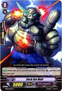 Rock the Wall - BT01: Descent of the King of Knights - Cardfight Vanguard card