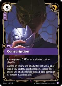 Conscription - Unleashed - Riftbound: League of Legends Trading Card Game card