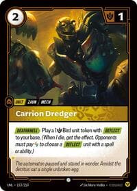 Carrion Dredger - Unleashed - Riftbound: League of Legends Trading Card Game card
