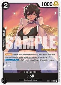 Doll - Adventure on Kami's Island Release Event Cards - One Piece Card Game card