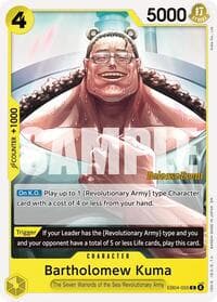 Bartholomew Kuma (EB04-055) - Adventure on Kami's Island Release Event Cards - One Piece Card Game card