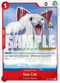 Sea Cat - Adventure on Kami's Island Release Event Cards - One Piece Card Game card