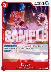 Buggy - Adventure on Kami's Island Release Event Cards - One Piece Card Game card