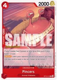 Pincers - Adventure on Kami's Island Release Event Cards - One Piece Card Game card