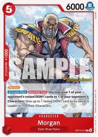 Morgan - Adventure on Kami's Island Release Event Cards - One Piece Card Game card