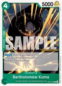 Bartholomew Kuma (OP15-029) - Adventure on Kami's Island Release Event Cards - One Piece Card Game card