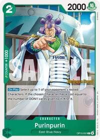 Purinpurin - Adventure on Kami's Island Release Event Cards - One Piece Card Game card