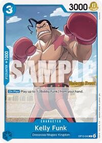 Kelly Funk - Adventure on Kami's Island Release Event Cards - One Piece Card Game card