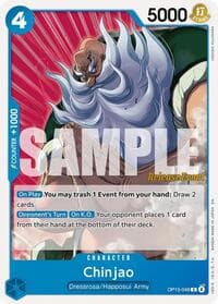 Chinjao - Adventure on Kami's Island Release Event Cards - One Piece Card Game card
