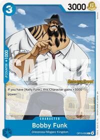 Bobby Funk - Adventure on Kami's Island Release Event Cards - One Piece Card Game card