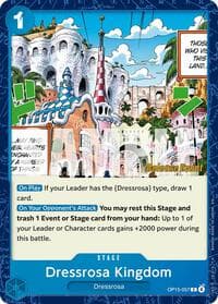 Dressrosa Kingdom - Adventure on Kami's Island Release Event Cards - One Piece Card Game card