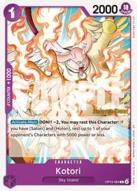 Kotori - Adventure on Kami's Island Release Event Cards - One Piece Card Game card