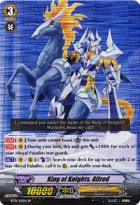 King of Knights, Alfred (SP) - BT01: Descent of the King of Knights - Cardfight Vanguard card