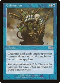 Exhaustion - Urza's Saga - Magic: The Gathering card