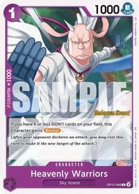 Heavenly Warriors - Adventure on Kami's Island Release Event Cards - One Piece Card Game card
