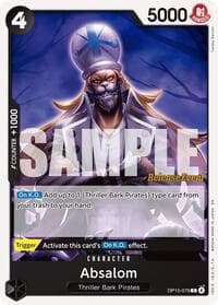 Absalom - Adventure on Kami's Island Release Event Cards - One Piece Card Game card