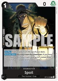 Spoil - Adventure on Kami's Island Release Event Cards - One Piece Card Game card