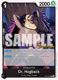 Dr. Hogback - Adventure on Kami's Island Release Event Cards - One Piece Card Game card