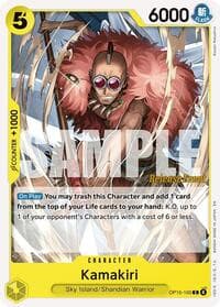 Kamakiri - Adventure on Kami's Island Release Event Cards - One Piece Card Game card