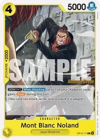 Mont Blanc Noland - Adventure on Kami's Island Release Event Cards - One Piece Card Game card