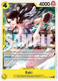 Raki - Adventure on Kami's Island Release Event Cards - One Piece Card Game card