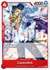 Cavendish - Adventure on Kami's Island Release Event Cards - One Piece Card Game card