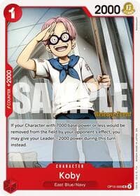 Koby (OP15-009) - Adventure on Kami's Island Release Event Cards - One Piece Card Game card