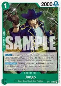 Jango - Adventure on Kami's Island Release Event Cards - One Piece Card Game card