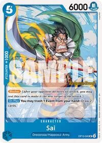 Sai - Adventure on Kami's Island Release Event Cards - One Piece Card Game card